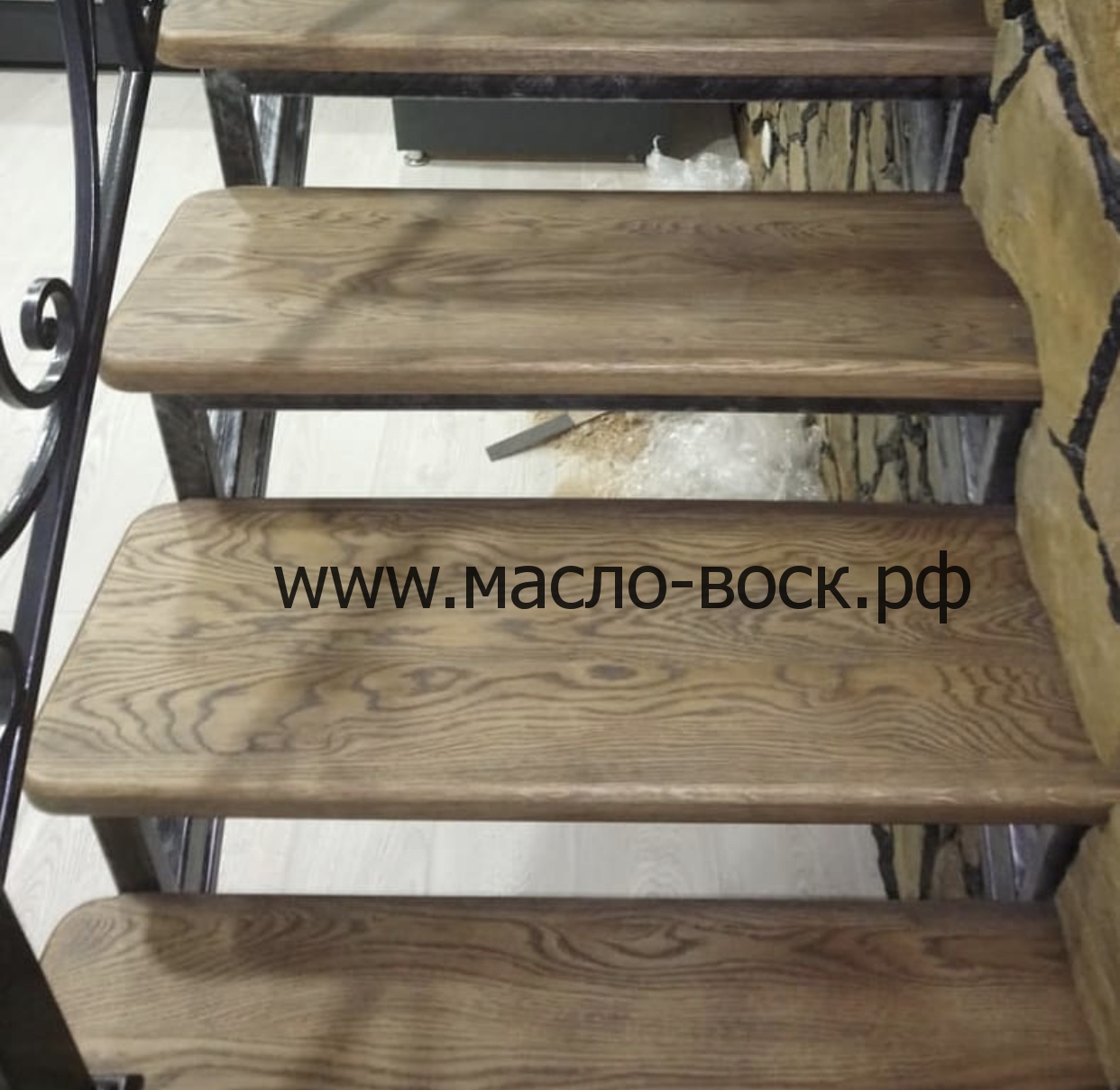 воск для пола и лестниц W.House, мореный дуб