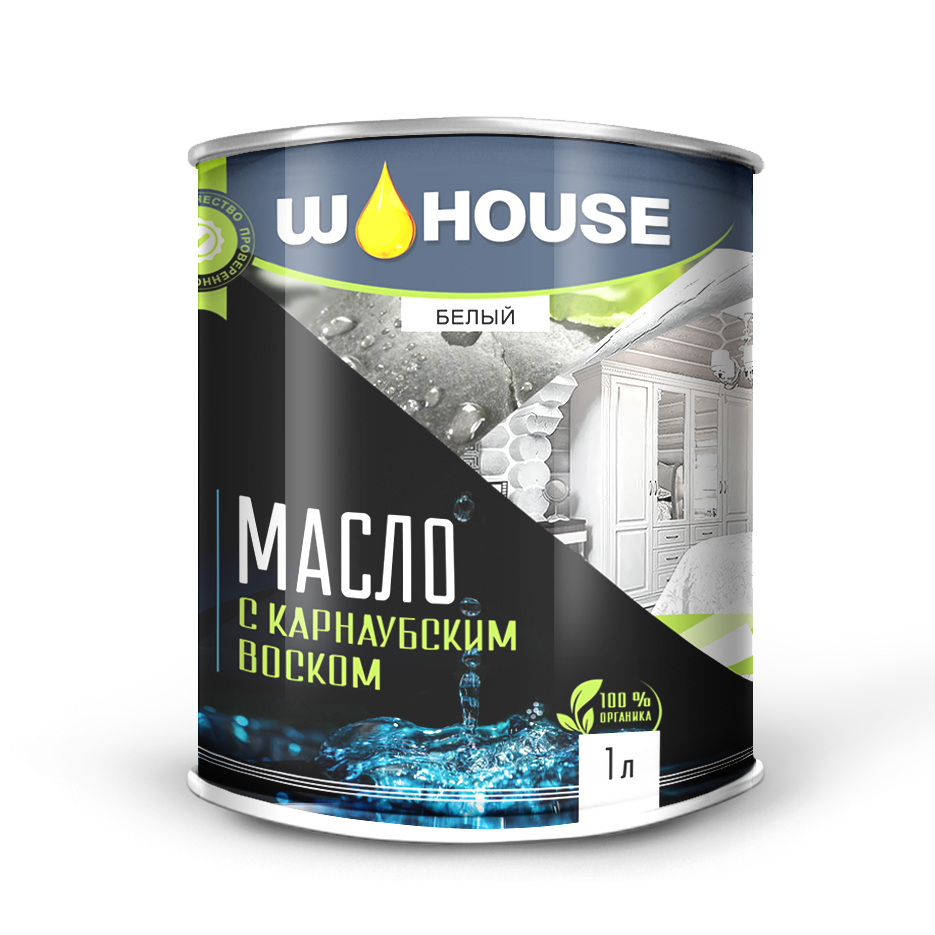 Белое масло с воском для дерева